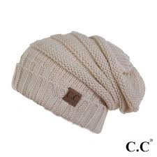 C.C Beanie Slouchy Knit Beanie - Toques - Big Sun Vernon