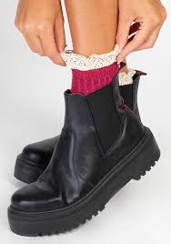 Natural Life Crochet Ruffle Sock Set 2pk - Socks - Big Sun Vernon