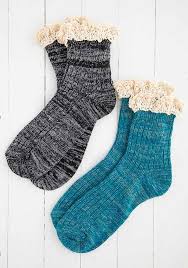 Natural Life Crochet Ruffle Sock Set 2pk - Socks - Big Sun Vernon