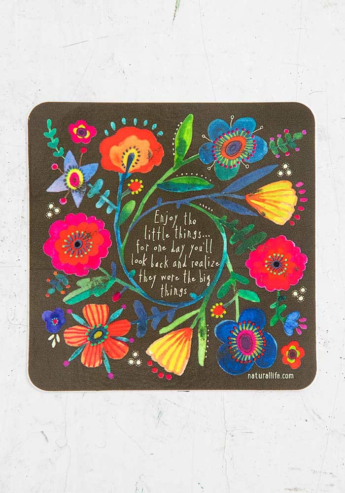 Natural Life Vinyl Sticker Enjoy The - Stickers - Big Sun Vernon