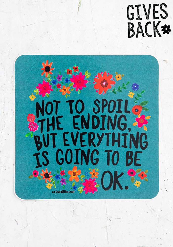 Natural Life Vinyl Sticker Not To Spoil - Stickers - Big Sun Vernon