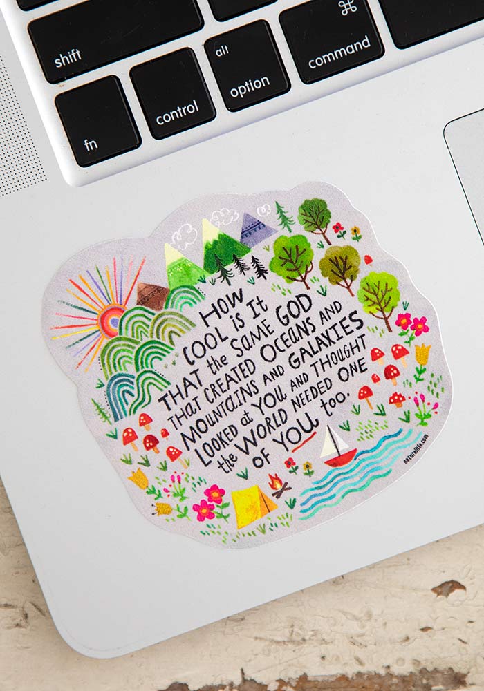 Natural Life Vinyl Sticker How Cool - Stickers - Big Sun Vernon