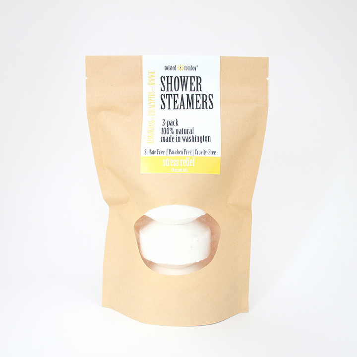 Twisted Tomboy "Stress Relief" Shower Steamer - Bath Bombs - Big Sun Vernon