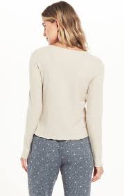 Z Supply Take it Easy Thermal Henley - Womens Sleep Tops - Big Sun Vernon