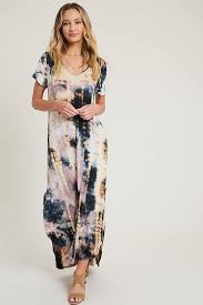 Nina Tie-Dye Maxi Dress - Womens Maxi Dresses - Big Sun Vernon