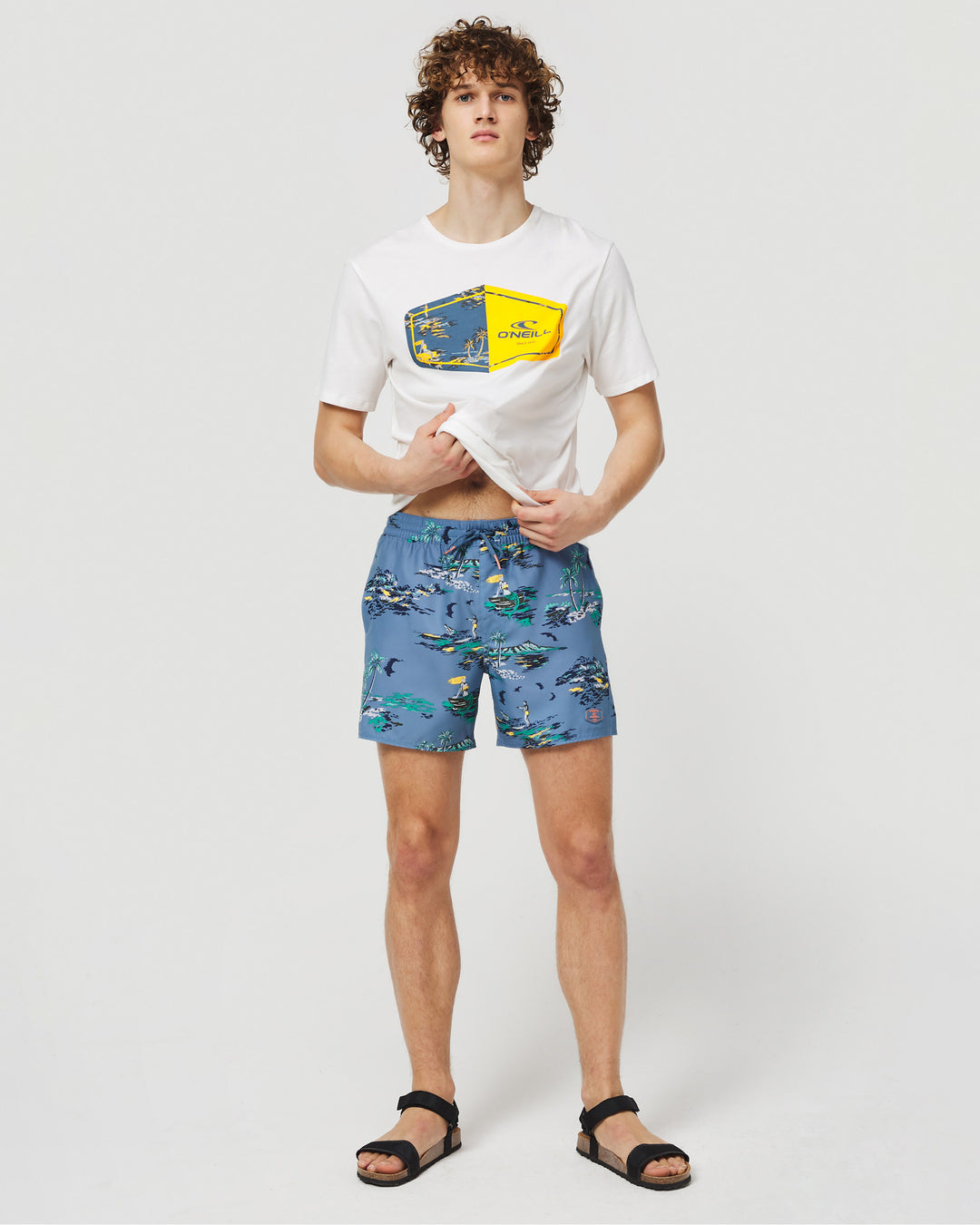 Oneill Tropical Shorts - Mens Swim Shorts - Big Sun Vernon