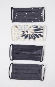 Z Supply Tie-dye Reusable Mask 4pack - Womens Face Masks - Big Sun Vernon