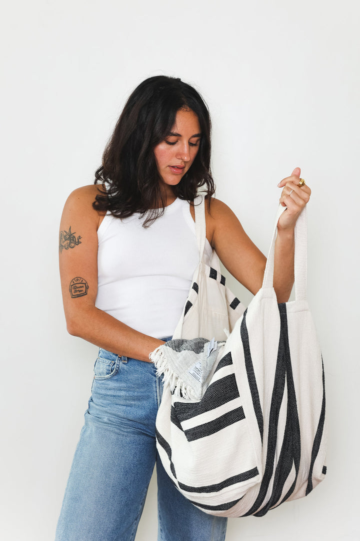 Tofino Towel The Rey Tote - Tote Bags - Big Sun Vernon  | Okanagan Beachwear