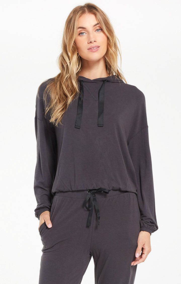 Z Supply Sonya Whisper Jersey Hoodie - Womens Hoodies - Big Sun Vernon