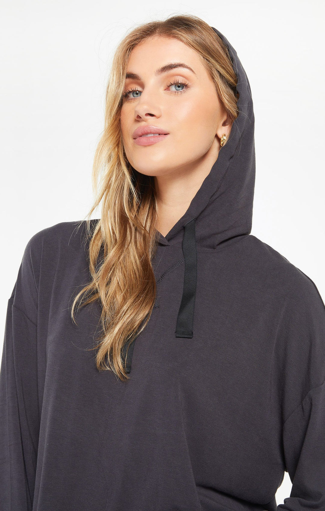Z Supply Sonya Whisper Jersey Hoodie - Womens Hoodies - Big Sun Vernon