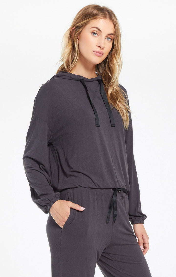 Z Supply Sonya Whisper Jersey Hoodie - Womens Hoodies - Big Sun Vernon