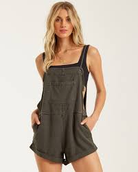 Billabong Wild Pursuit Short Overall - Womens Overalls - Big Sun Vernon