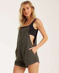 Billabong Wild Pursuit Short Overall - Womens Overalls - Big Sun Vernon