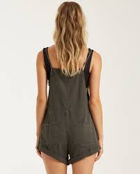 Billabong Wild Pursuit Short Overall - Womens Overalls - Big Sun Vernon